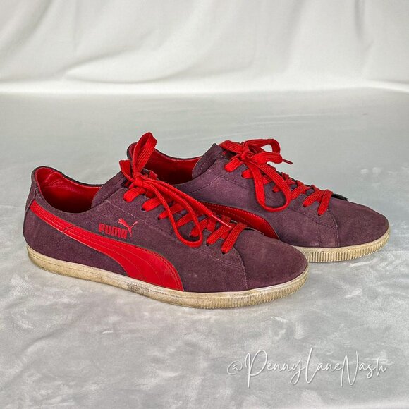 Puma Shoes - PUMA Women's Glyde Lo WN's Low Neck Sneaker 9.5 Red/Pink/Cabernet